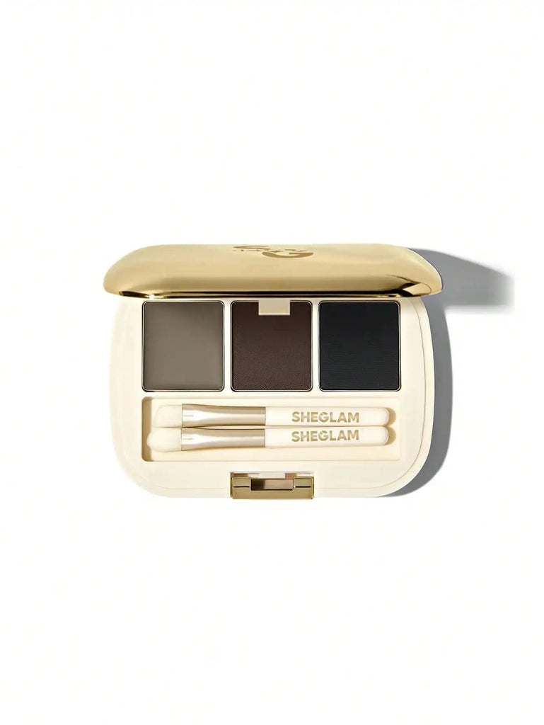 SHEGLAM Full Filled Eyebrow Palette-102 Ash Brown
