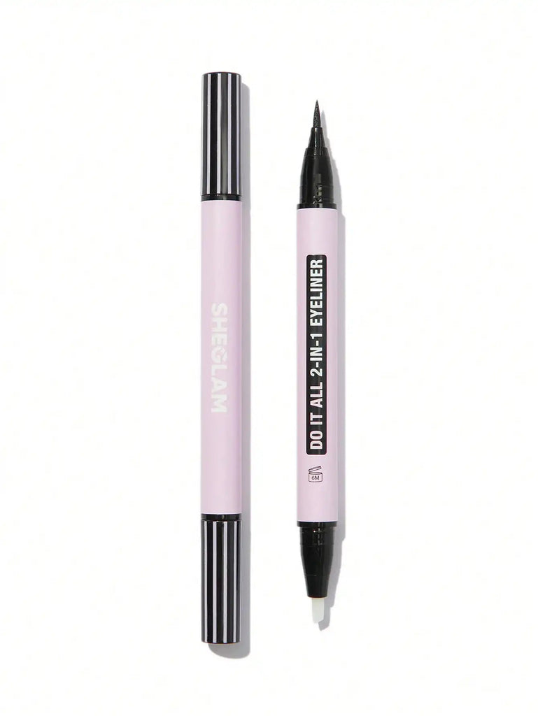 SHEGLAM Do It All 2-In-1 Eyeliner-Black