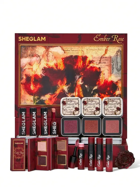 6971053498066-1 SHEGLAM Ember Rose Collection Set Of 12 PCS - Image 2